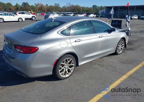 2015 Chrysler 200 C from USA, damaged, VIN 1C3CCCEG1FN686982